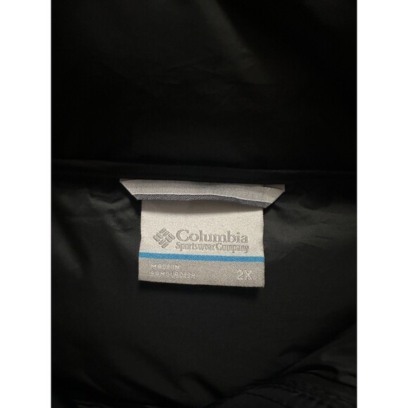Women’s Columbia Puffer Coat Jacket Black Cropped Size 2X EUC! - Picture 4 of 5